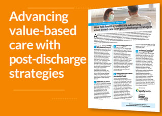 Advancing  value-based care with  post-discharge strategies