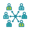Leverage clinician network Icon