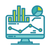 Measure outcomes icon