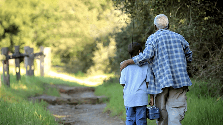 grandparent and grandkid